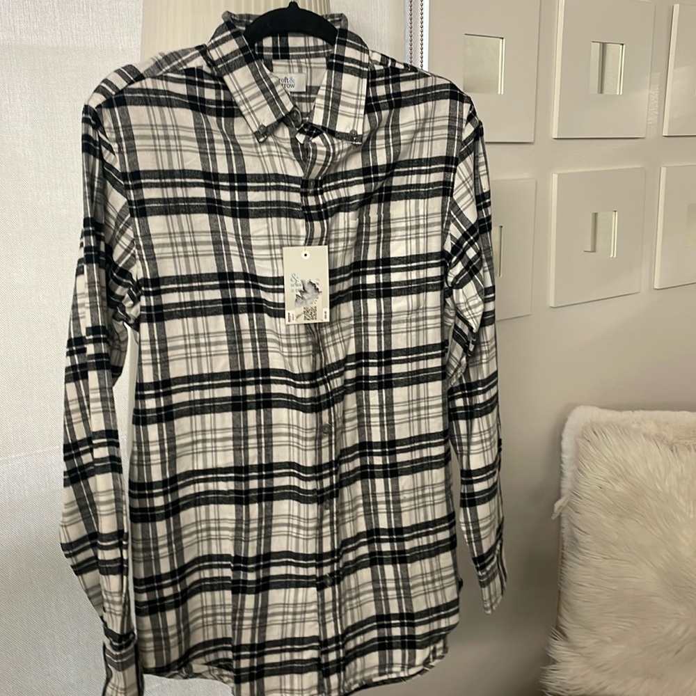 Croft & Barrow NWT Men's Tartan Flannel Shirt - Picture 4 of 16
